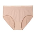 thumbnail image 3 of Calvin Klein Ladies' Supersoft, Modern Eclips Brief  Stripes/Cashew/Black- Pack of 3- Small Size, 3 of 5