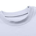 thumbnail image 4 of Zpanxa Girls Athletic Shirts Solid Color Drop Shoulder Round Neck Short Sleeve Cotton Tee Cotton 9-10 Years, 4 of 6