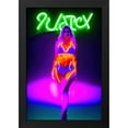 thumbnail image 2 of Stephen Chambers 23x32 Black Modern Wood Framed Wall Art Titled - Neon Venus 29, 2 of 6