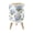 Color 1, variant on Small Trash Can with Lid Elegant Purple Gold Floral Peony Dark 1.8 Gallon Dog Proof Trash Can Round Garbage Can Waste Bin Wastebasket for Bathroom Bedroom Living Room