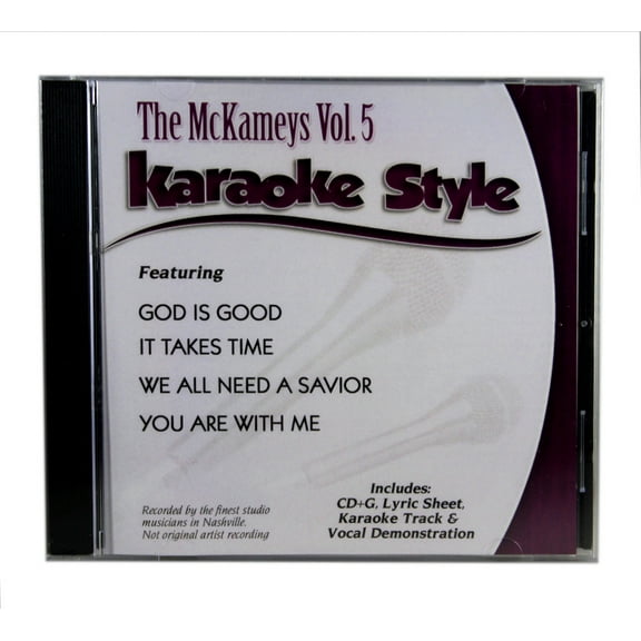 The McKameys Volume 5 Christian Karaoke Style NEW CD G Daywind 6 Songs