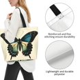 thumbnail image 3 of Naloa Blue Black Butterfly Art Tote Bag for Women Large Capacity Shoulder Bag for College Work Travel Shopping, 3 of 8