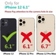thumbnail image 2 of for iPhone 12 Case Magnetic Clear with Camera Lens Protector Full Protection MagSafe Electroplated Silicone Dust-Proof Net Shockproof Protective Case Cover 6.1 Inch - Gold, 2 of 6