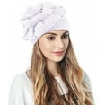 thumbnail image 2 of iHPH7 Head Covers for Chemo Patients Cancer Care Gifts for Women Hair Turban Chemo Turbans for Women Head Scarf for Women, White One Size, 2 of 4