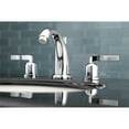 thumbnail image 2 of Kingston Brass KB8981EFL 8 in. Widespread Bathroom Faucet, Polished Chrome, 2 of 3