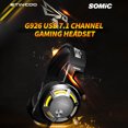 thumbnail image 2 of Auriculares para juegos SOMIC Negro, 2 of 8