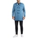 thumbnail image 2 of Abrigo Trench Chic Inspire para hombres, con solapa de muesca, doble botonadura, cortavientos, largo, abrigo M azul, 2 of 5