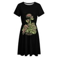 thumbnail image 4 of Venus Fly Trap Tshirt Carnivorous Plant Sundress Short Sleeve Dress Summer Women Clothes Dress for Women Dresses, 4 of 7