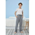 thumbnail image 5 of HiddenValor Boys Knit Cotton Pajama Lounge Pants with Pockets - Grey, Medium, 5 of 6