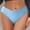 Sky Blue, variant on Sunvit-Panties Juniors No Show Seamless Ribbed Thong Underwear - Nylon Spandex Low Rise, Sky Blue, Size S, Comfortable for Daily Wear & Form-Fitting Outfits