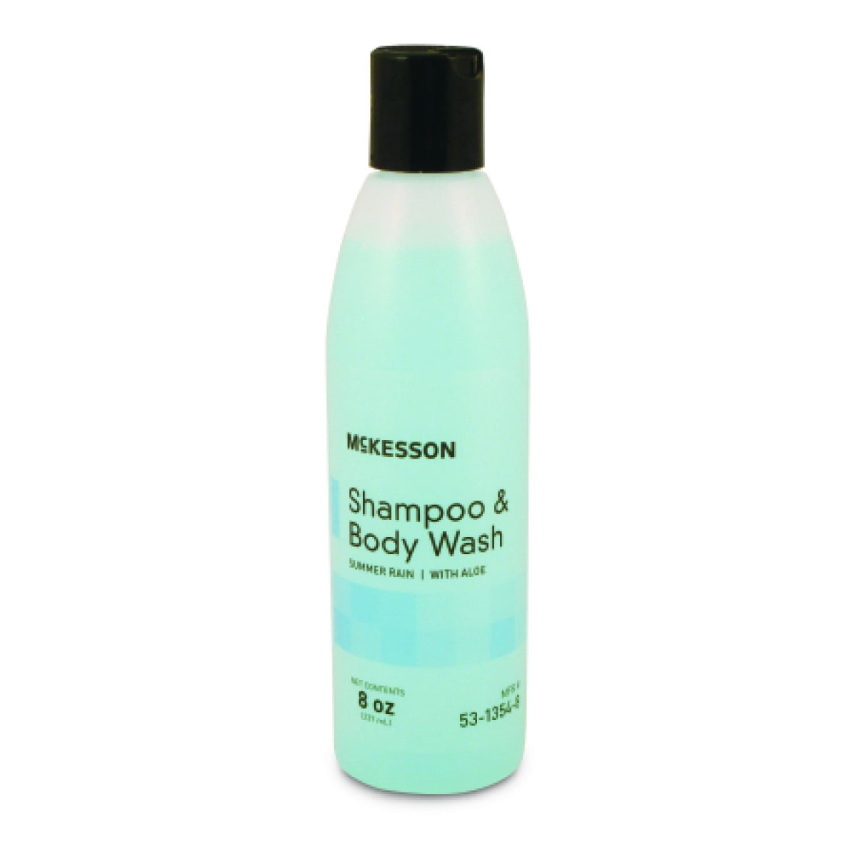 McKesson Scented Shampoo and Body Wash, Rain Scent, 8 oz Squeeze Bottle, Case of 48