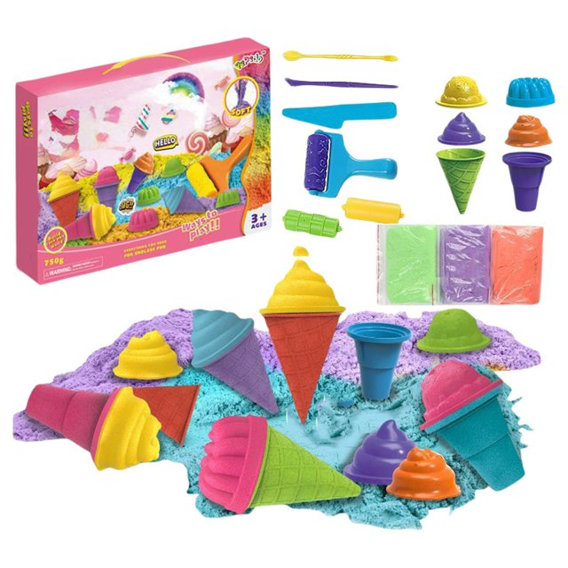 Oliegs Pâte à Modeler en Glace pour Gâteau de Jeu d'Imitation Spatial Plage