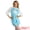 Light Blue, variant on Women's StarStruck Oversized T-shirt Dress M Black