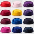 thumbnail image 5 of Vintage Beret Hat for Flight Attendant Uniform Stylish Retro Caps for Women, 5 of 5