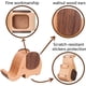 thumbnail image 4 of Portalápices de madera para decoración de escritorio, organizador de escritorio Namotu WMZL-951, 4 of 7