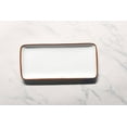 thumbnail image 2 of Ariane Gn 14 1/6'' x 6 1/2'' Terra Arena Porcelain Rectangle Plate - Pack of 6 (AGNARN205011036), 2 of 3