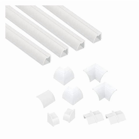 D-Line Hinge and Click Lock,Adhesive,PVC US/5FT22QSWKIT001