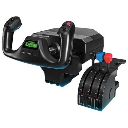 UPC: 0097855127884 | Saitek Pro Flight Yoke for PC and Mac – Cable – USB – PC Mac – 4 ft Cable