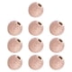 thumbnail image 1 of 10 piezas de cuentas de bola redondas, cuentas espaciadoras plateadas plateadas, suministros de joyería hechos a mano, accesorios para hacer Ropa, zapatos y accesorios Miscelánea Oro rosa 5MM Qarigey AP010775-15B, 1 of 6