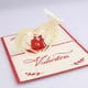 thumbnail image 3 of Tarjetas de felicitación 3D hechas a mano con sobre para San Valentín. Regalos para parejas., 3 of 6