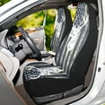 thumbnail image 6 of Southwest Native American Tribal Car Seat Covers Set of 2,Turquoise Navajo Design Western Universal Auto Front Seat Cushion Protector for Women Men Cute Car Accessories Fit for Car SUV Truck, 6 of 7