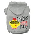 thumbnail image 6 of Pet, Dog  Cat Hoodie Screen Printed, "Chicks Dig Me", 6 of 11