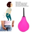 thumbnail image 5 of Riousery Silicone Enema Bulb Professional Purple Soft Flexible Anal Cleaning Douche for Men Women 224ml / 7.57 fl oz Premium Home Health Colon Cleansing Syringe for Personal Hygiene Care, 5 of 9