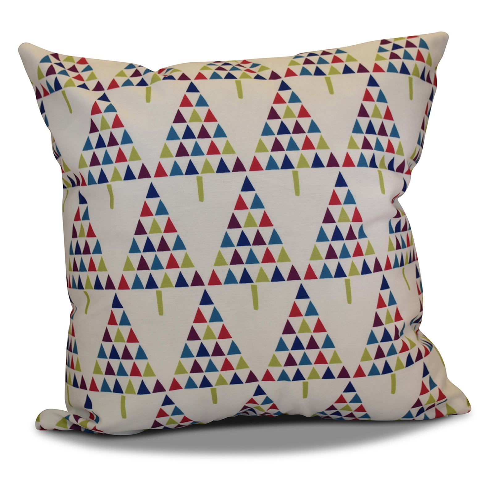 Simply Daisy 16" x 16" Triangle Trees 2 Geometric Print Pillow