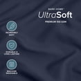thumbnail image 5 of Bare Home Pillowcase Set - Premium 1800 Collection - Double Brushed - Ultra Soft - King Size, Midnight Blue, 2 Count, 5 of 8
