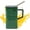 Green, variant on Coffee Mug - 550ml Ceramic Refrigerator Design Cup with Lid and Straw | Retro Novelty Drinkware, Suitable for Latte Espresso and Cold Drinks at Breakfast Brunch Office Desk Kitchen or Café