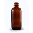 thumbnail image 2 of Botella de vidrio redonda Boston ámbar de 1 oz con rociador de niebla fina 6 / caja, 2 of 5