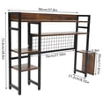 thumbnail image 2 of Multipurpose Countertop Display Shelf Metal Desktop Adjustable Feet Bookshelf, 2 of 10