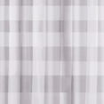 thumbnail image 2 of Truly Soft Everyday Buffalo Plaid 100% Microfiber Polyester  Standard 72x72 Inch Shower Curtain in Gray, All Season, Adult Size, OEKO-TEX Certified, 2 of 5