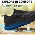 thumbnail image 5 of Men's Orthopedic Waterproof Trail Running Shoes: Comfortable Arch Support Cross Training Athletic Sneakers, Orthotic Hiking Tennis Walking Sports Shoes, 5 of 9