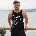 thumbnail image 6 of Hirioo French Bulldog for Men's Workout Tank Top Sleeveless Shirts Quick Dry for Men-XX-Large, 6 of 7