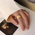 thumbnail image 2 of ER Anillos Cuadros Rotos Anillos Oro Amarillo 18k Mujer Hombre Rojo Verde Excelente Rendimiento, 2 of 4