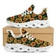 thumbnail image 1 of Zapatos vulcanizados con estampado de girasoles para mujer, zapatillas cómodas y transpirables, planos informales con cordones para mujer, 1 of 6