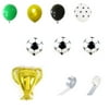 Amuver 61 Pieces Balloons, Soccer Print Balloons Trophy Shaped Balloons Set Party Decorations Home Ornaments