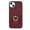 Winered, variant on Nalacover for iPhone 14 6.1 inch Wallet Back Case,Luxury PU Leather Soft TPU Anti-Drop Shockproof Two Card Slots with Finger Ring Holder Kickstand Ultra Slim Phone Cover.Coffee