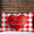 thumbnail image 6 of Valentine's Day Heart Pillow Covers, Modern Farmhouse Anniversary Valentine Decorative, Lumbar Throw Pillows Cushion Case Decorations for Couch, 6 of 6