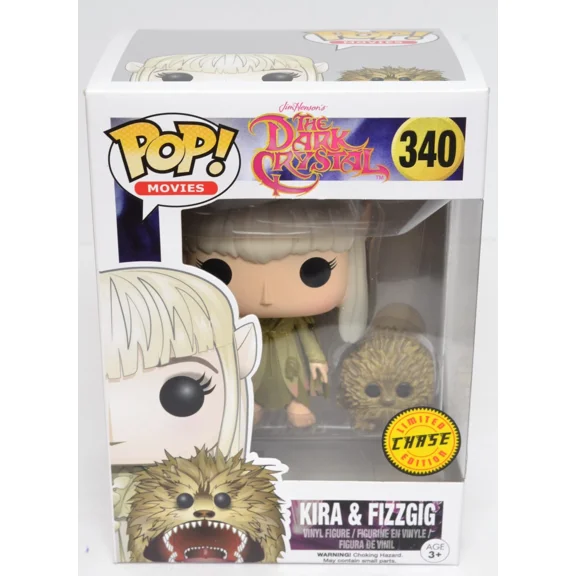 Funko Pop The Dark Crystal Kira & Fizzgig 340 Chase With Protector