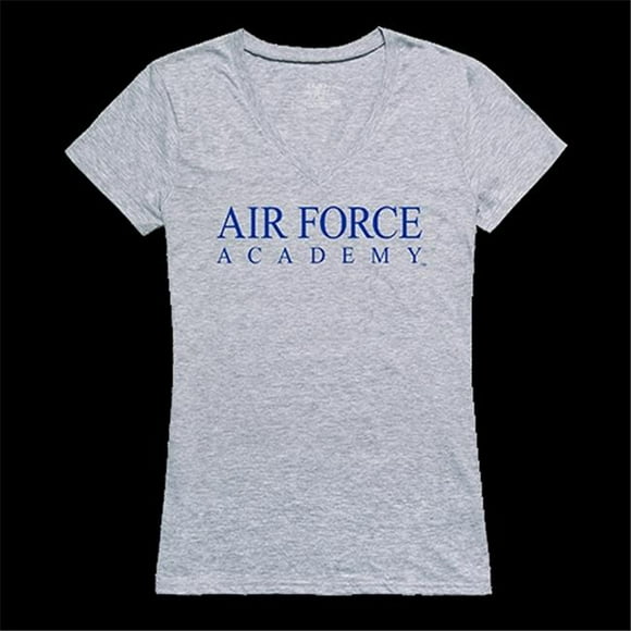 Womens United States Air Force Academy Seal Tee&#44; Heather Grey - Medium
