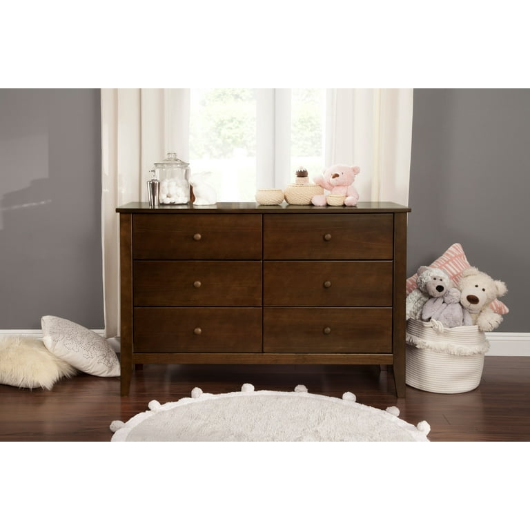 Carter's by DaVinci Morgan 6-Drawer Dresser in Espresso - Walmart.com