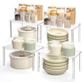 thumbnail image 1 of Estante Acrílico para Especias, Juego de 4 Organizador de Armarios, Especiero de Cocina, Organizador Cocina, Apilable, Estante para Encimera o Gabinete, Soporte de Especias para Despensa, 1 of 9
