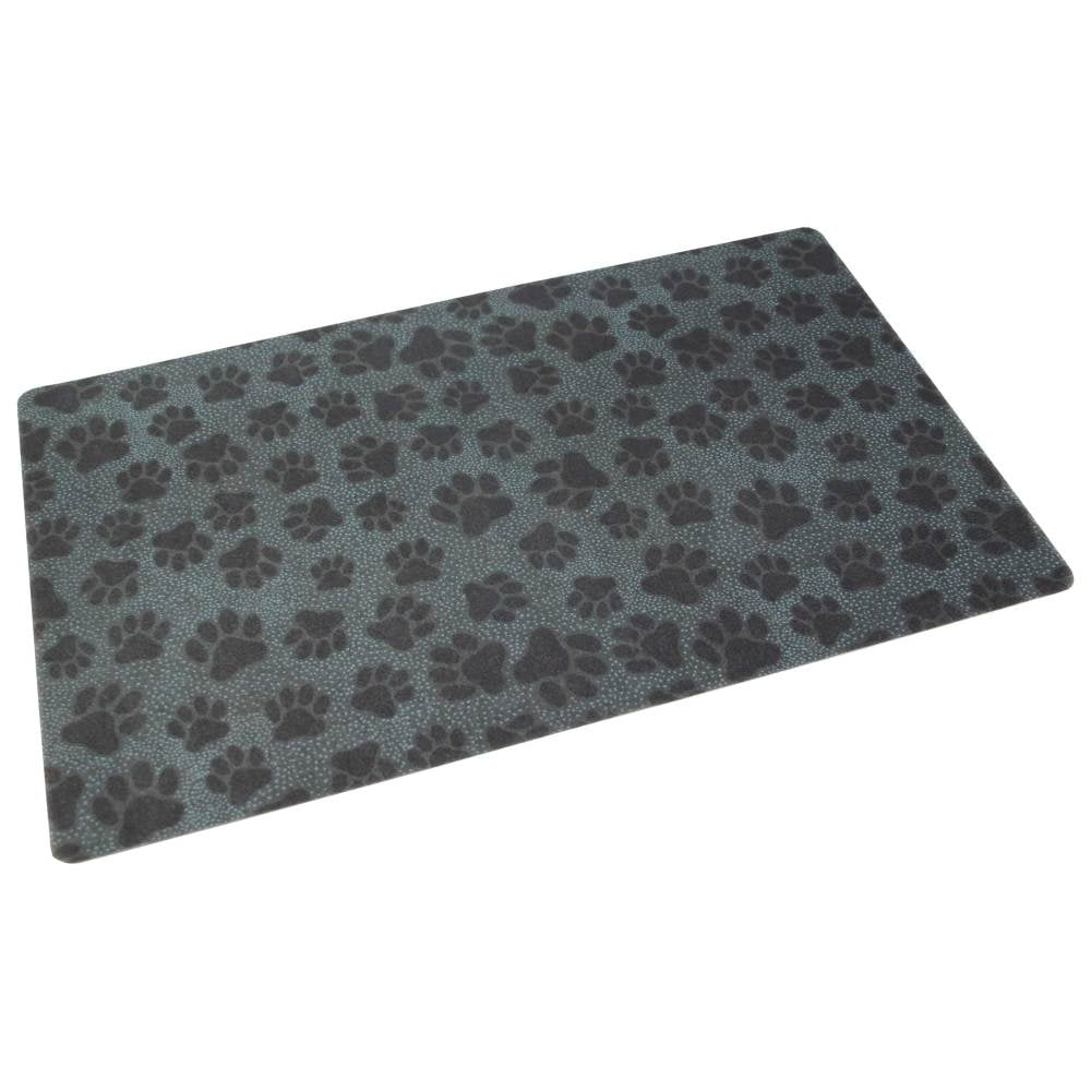 Drymate PPM1220PDB Pet Bowl Placemat 12" x 20", Dots Black Walmart