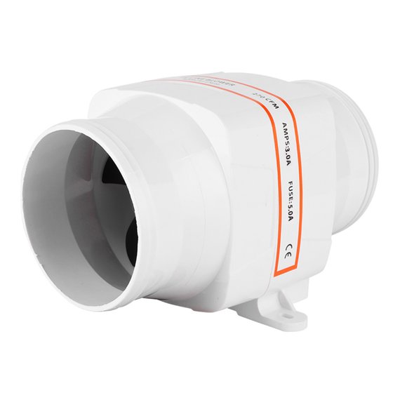 Soplador de aire de sentina marina, ventilador de aire de sentina en línea de 4 pulgadas, ventilador de ventilación para caravanas, valor inmejorable