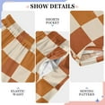 thumbnail image 6 of FORMRS Kids Pajama Pants with Pockets Size 6-8Y Boys Lounge Sleep Bottoms, Rusty Orange Plaid, 6 of 8