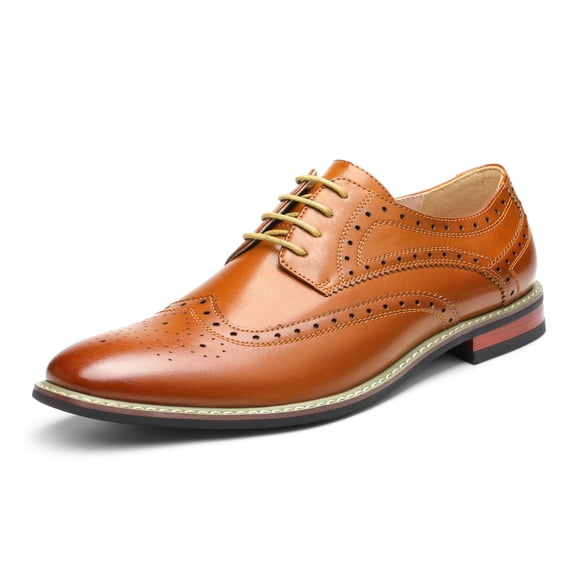 Zapatos Clásicos Oxford Wingtip de Vestir para Hombre Bruno Marc