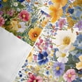 thumbnail image 6 of Spring Floral Valances for Windows Wildflower Rod Pocket Curtain Valance Window Treatment Short Curtains for Kitchen Living Room, 60"x18", 6 of 9