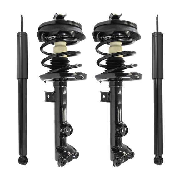 Unity Automotive 4-11730-257090-001 Fnt & Rr Complete Strut Assembly Shock Kit For 2002-2007 Mercedes-Benz C230